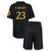 Maillot de foot Real Madrid Ferland Mendy #23 Troisième vêtements enfant 2023-24 Manches Courtes (+ pantalon court)